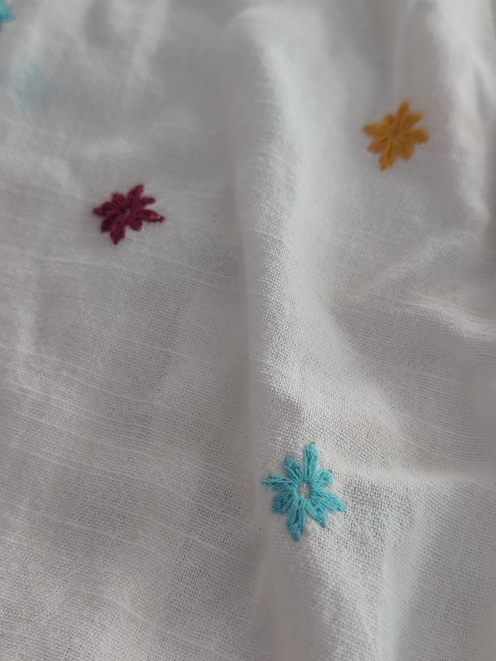Zara White Dress Embroidered - Picture 8 of 8
